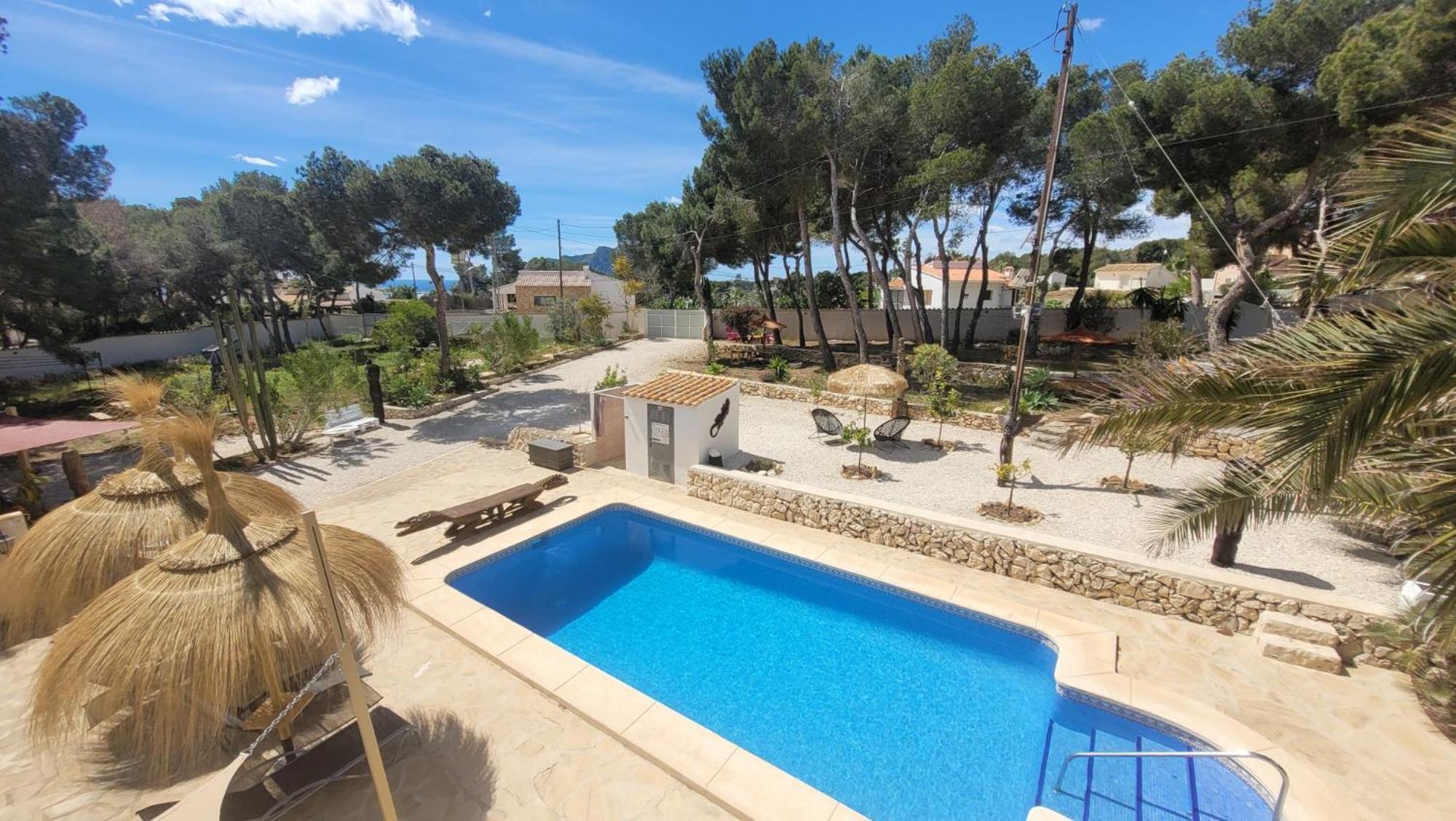 Casa Caledonia - Appartement Dans Villa Avec Jardin Arbore Et Piscine A 500 M De La Mer Benissa Dış mekan fotoğraf