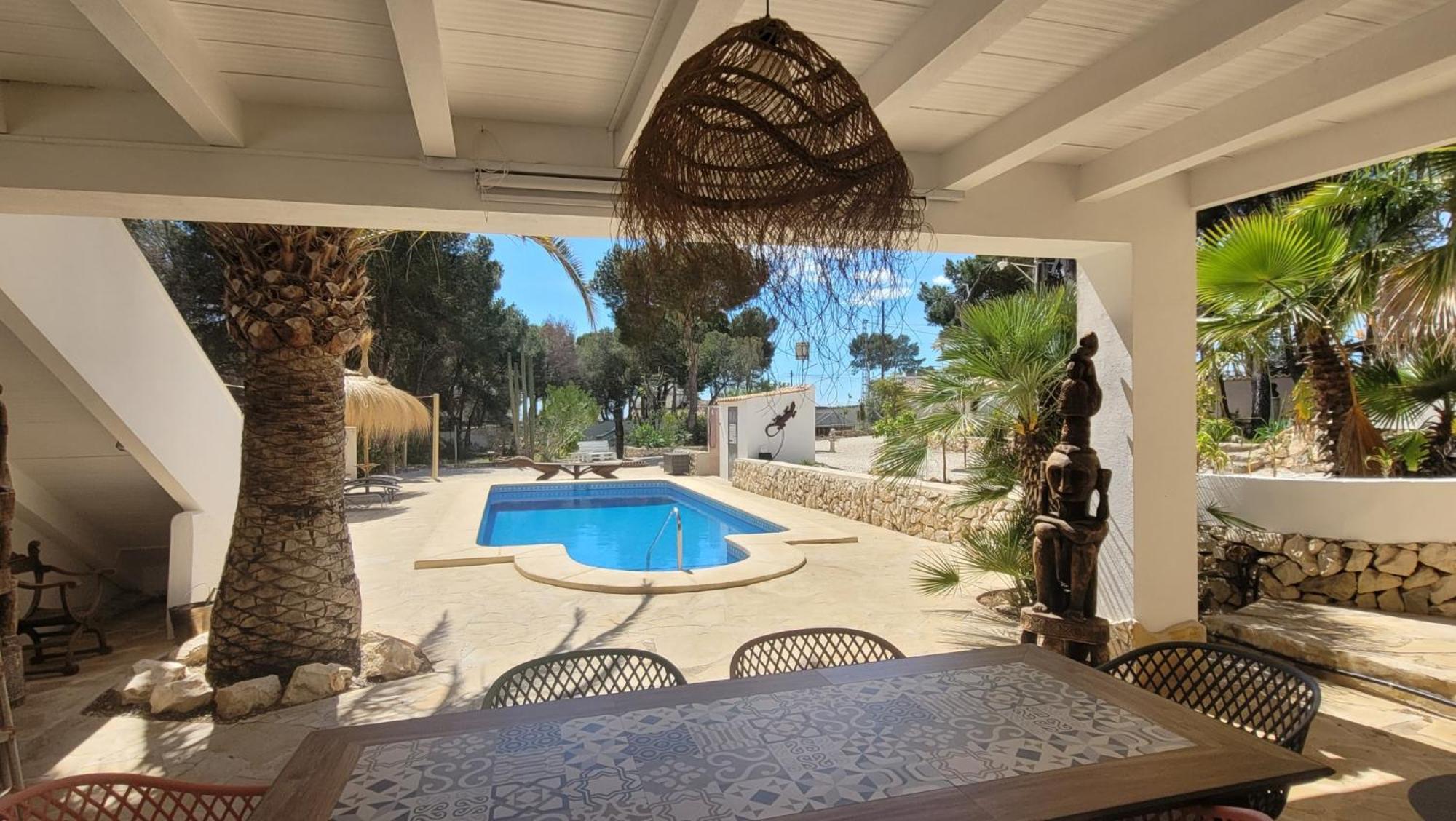 Casa Caledonia - Appartement Dans Villa Avec Jardin Arbore Et Piscine A 500 M De La Mer Benissa Dış mekan fotoğraf