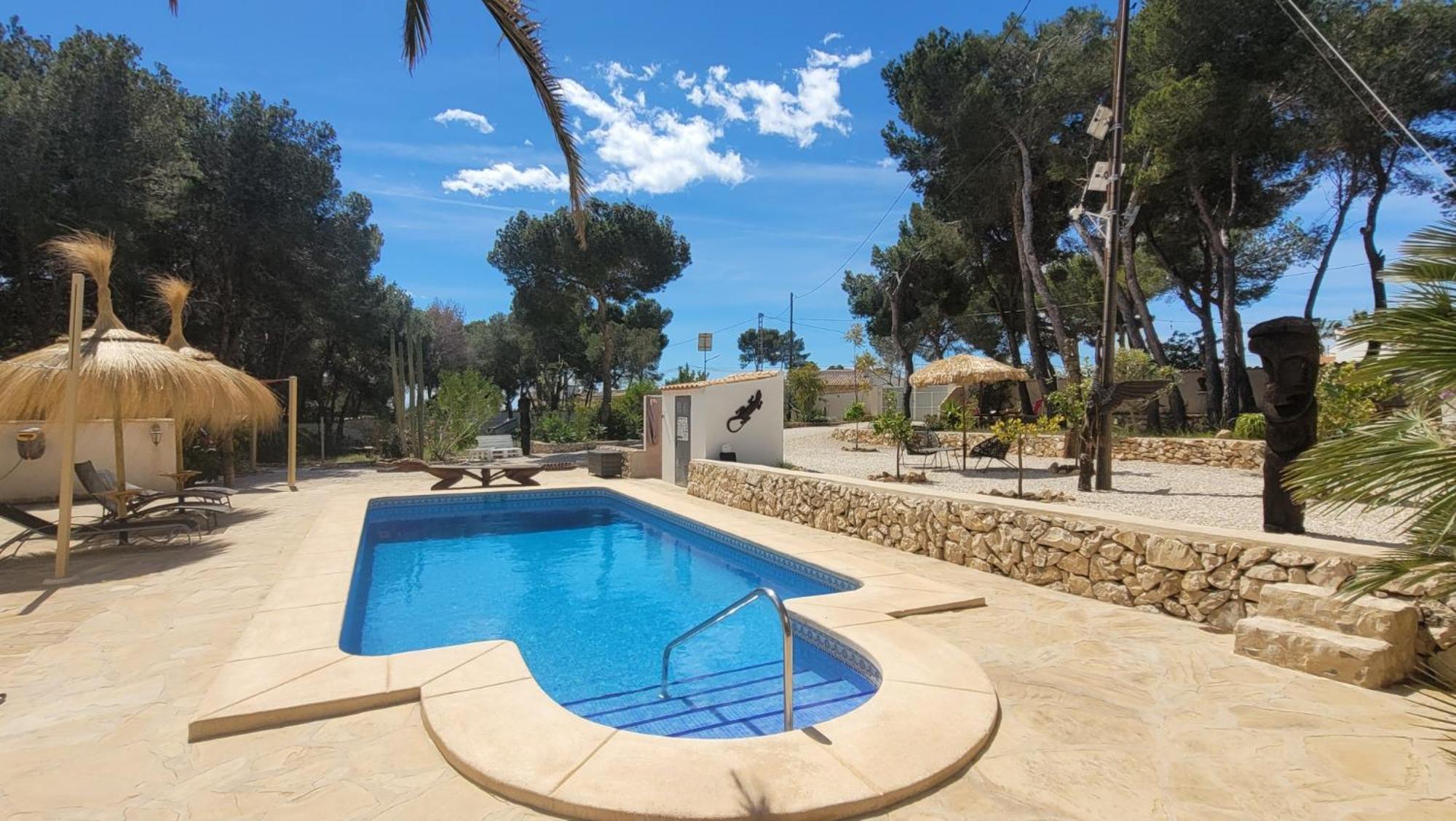 Casa Caledonia - Appartement Dans Villa Avec Jardin Arbore Et Piscine A 500 M De La Mer Benissa Dış mekan fotoğraf